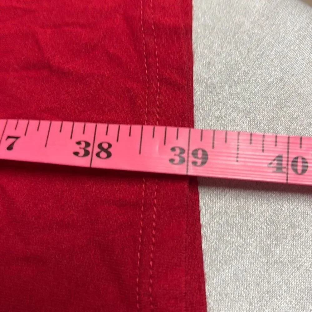 Maurices 24/7 4X Red Cutout‎ Long Sleeve Sheath Shift Dress Office Career Work